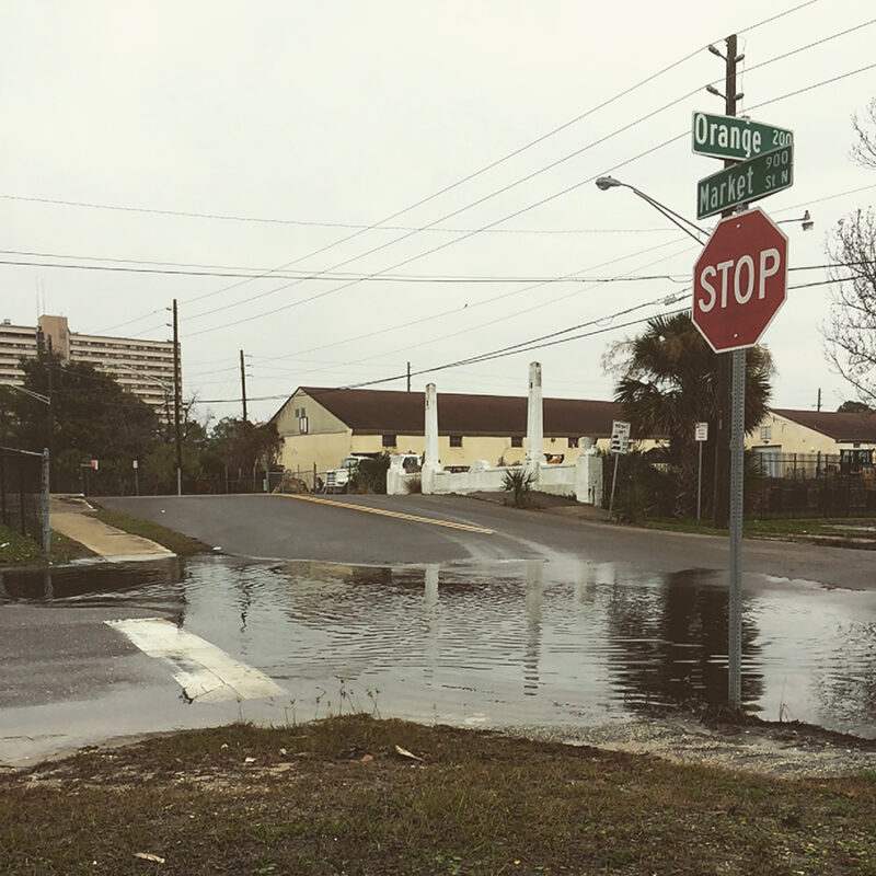 Jacksonville under the rain